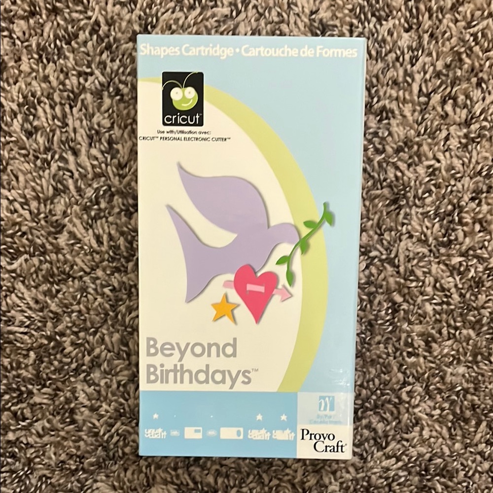 Cricut Beyond Birthdays Shapes Cartridge